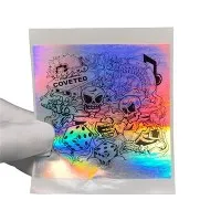 विनाशकारी विनाइल कस्टम एगशेल स्टिकर प्रिंटिंग