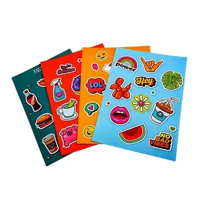 किस कट स्टिकर शीट कस्टम