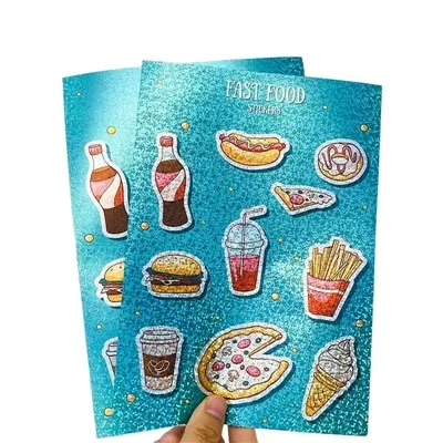 विनाइल होलोग्राम कार्टून स्टिकर प्रिंटिंग